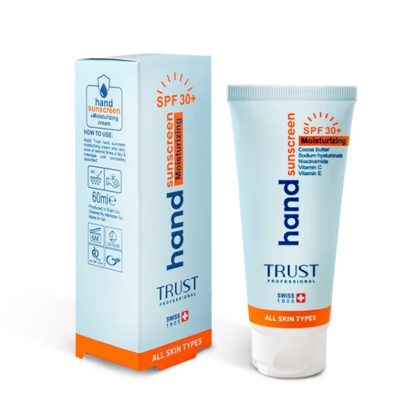 کرم تخصصی دست ضدآفتاب و آبرسان +SPF30 بی‌رنگ تراست